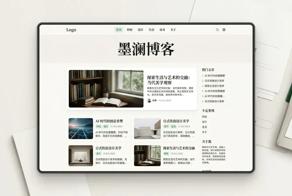 墨澜深度内容博客站